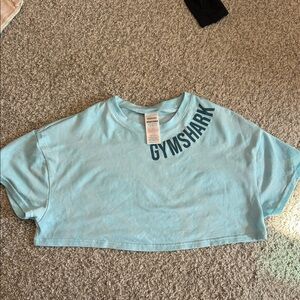 Gymshark Light Blue Crop Top